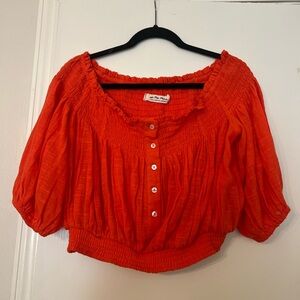 Free People Off the Shoulder Blouse